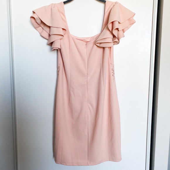 ShopM - Baby Pink/Cream Dress - Picture 3 of 3